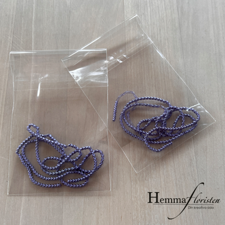 Bouillontråd lavendel lila 2-pack