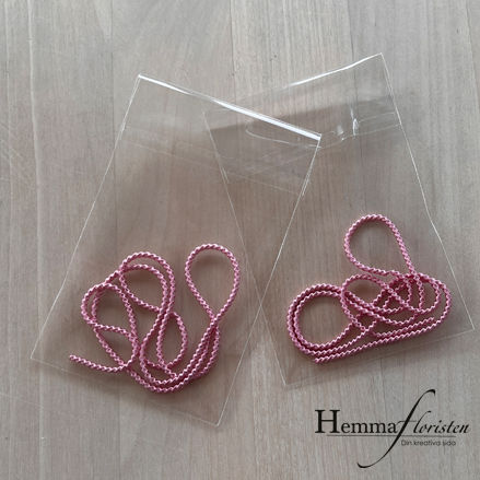 Bouillontråd rosa 2-pack