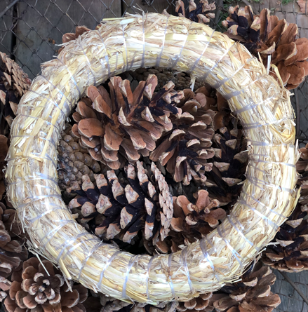 Stomme halmring D.24 cm