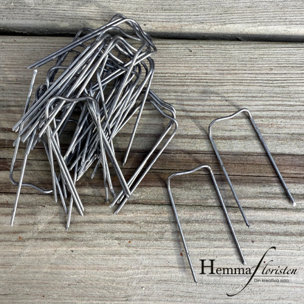 Klammer av ståltråd 17 x 40 (50-pack)